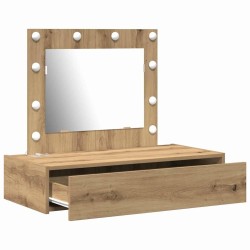 Table de Toilette Marron 83 x 40 x 70 cm Bois d'ingénierie 616816616816