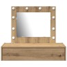 Table de Toilette Marron 83 x 40 x 70 cm Bois d'ingénierie 616816616816