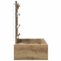 Table de Toilette Marron 83 x 40 x 70 cm Bois d'ingénierie 616816616816