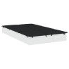 Chaise longue à 2 places avec coussins blanc résine tressée 616818616818