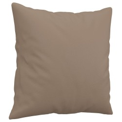 Canapé 2 places avec oreillers cappuccino 120 cm similicuir 616823616823