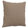 Canapé 2 places avec oreillers cappuccino 120 cm similicuir 616823616823