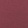 Canapé à 3 places avec repose-pieds Rouge bordeaux 210 cm Tissu 616827616827