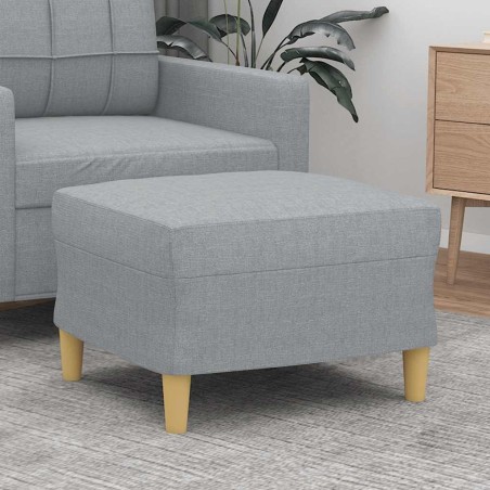 Repose-pied Gris clair 60x50x41 cm Tissu 616830616830