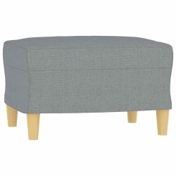 Repose-pied Gris clair 60x50x41 cm Tissu 616830616830