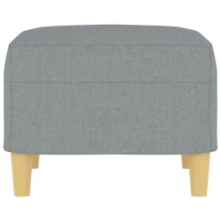 Repose-pied Gris clair 60x50x41 cm Tissu 616830616830