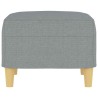 Repose-pied Gris clair 60x50x41 cm Tissu 616830616830