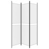 Cloison de séparation 3 panneaux Blanc 150x200 cm Tissu 616838616838