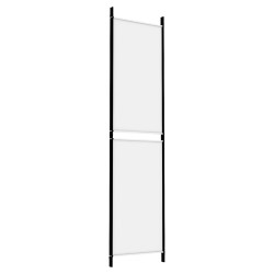Cloison de séparation 3 panneaux Blanc 150x200 cm Tissu 616838616838