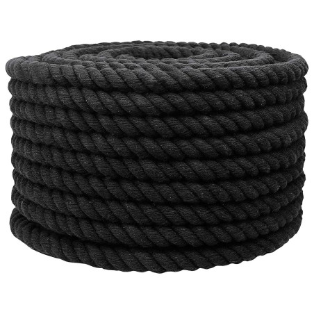 Corde Noir 2 x 2 x 10000 cm Coton 616841616841