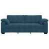 Canapé 3 places bleu velours 220x77x82 cm 616850616850