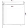 Store roulant d'extérieur 85 (l) x 140 (H) cm anthracite 616855616855