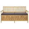 Banc de rangement avec coussin avec stockage 148 x 63 x 84 cm 616858616858