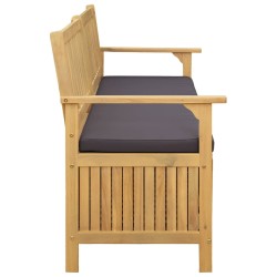 Banc de rangement avec coussin avec stockage 148 x 63 x 84 cm 616858616858