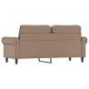 Canapé à 2 places Cappuccino 140 cm Similicuir 616859616859