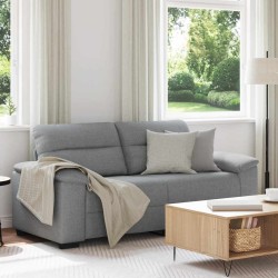 Canapé à 2 places gris clair 180x81x84 cm tissu 616860616860
