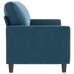 Canapé à 3 places Bleu 180 cm Velours 616863616863