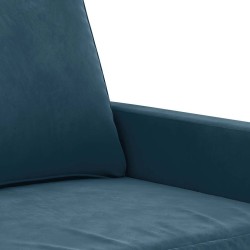 Canapé à 3 places Bleu 180 cm Velours 616863616863