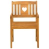 Chaises de jardin 6 pcs Naturel Bois d'Acacia Massif 616868616868