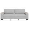 Canapé 3 places Gris nuage 220x77x82 cm tissu 616869616869