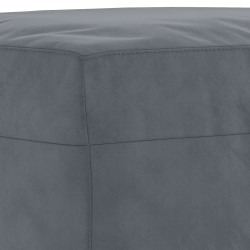 Repose-pied Gris foncé 60x50x41 cm Velours 616874616874