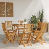 Chaises de bistrot d'extérieur 6 pcs Naturel 616878616878