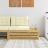 Canapé d'extérieur extrémité Blanc 115 x 83 x 73 cm 616879616879