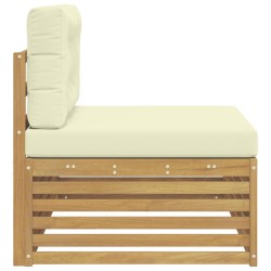 Canapé d'extérieur extrémité Blanc 115 x 83 x 73 cm 616879616879