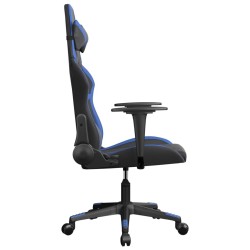 Chaise de jeu Noir et bleu Similicuir 616882616882