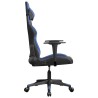 Chaise de jeu Noir et bleu Similicuir 616882616882