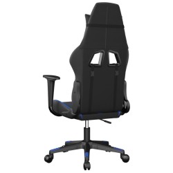 Chaise de jeu Noir et bleu Similicuir 616882616882