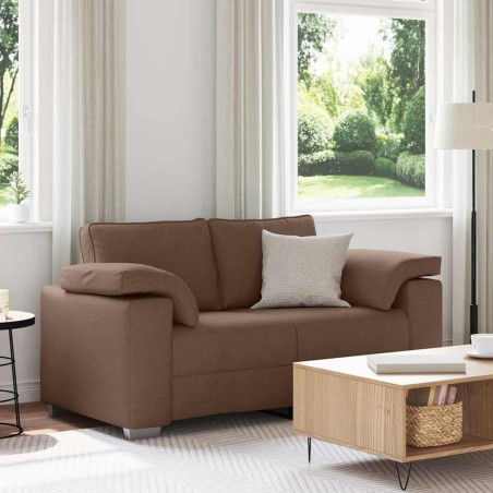 Canapé deux places Marron 160 cm tissu 616884616884