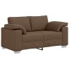 Canapé deux places Marron 160 cm tissu 616884616884