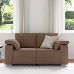 Canapé deux places Marron 160 cm tissu 616884616884