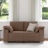 Canapé deux places Marron 160 cm tissu 616884616884