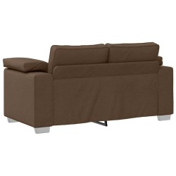 Canapé deux places Marron 160 cm tissu 616884616884