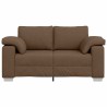 Canapé deux places Marron 160 cm tissu 616884616884