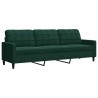 Canapé à 3 places Vert foncé 210 cm Velours 616885616885
