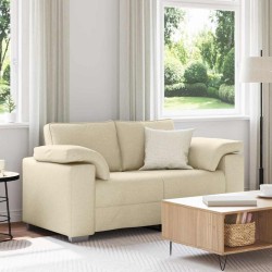 Canapé deux places Crème 160 cm tissu 616886616886