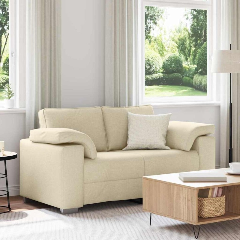 Canapé deux places Crème 160 cm tissu 616886616886