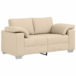 Canapé deux places Crème 160 cm tissu 616886616886