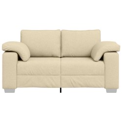 Canapé deux places Crème 160 cm tissu 616886616886