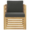 Canapé d’extérieur Polyester Blanc et anthracite 616892616892