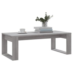 Table basse sonoma gris 102x50x35 cm bois d'ingénierie 616894616894