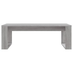 Table basse sonoma gris 102x50x35 cm bois d'ingénierie 616894616894