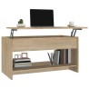 Table basse chêne sonoma 102x50x52,5 cm bois d'ingénierie 616896616896