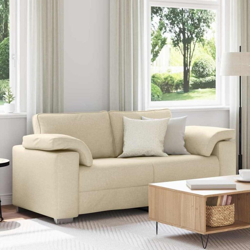 Canapé deux places Crème 180 cm tissu 616897616897