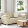 Canapé deux places Crème 180 cm tissu 616897616897