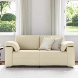 Canapé deux places Crème 180 cm tissu 616897616897
