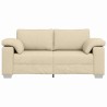Canapé deux places Crème 180 cm tissu 616897616897